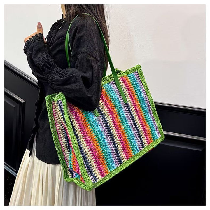Multifunctional Bast Beach Bag Kalsten
