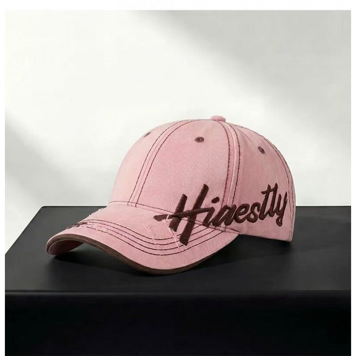 Women's Distressed Casual Graphic Baseball Cap Kalsten