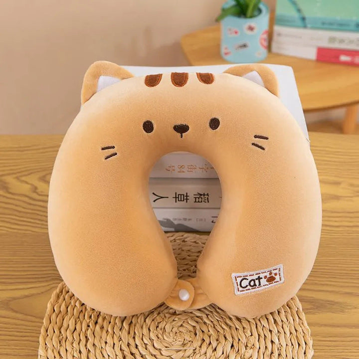 Unisex Neck Support Pillow with Cute Animal Design Kalsten