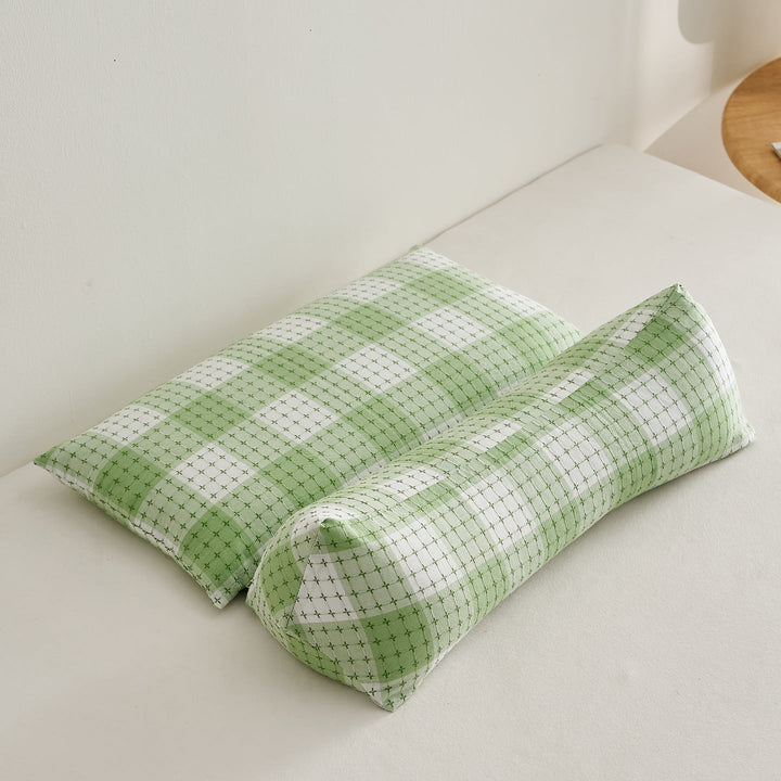 Ergonomic Pillow Set with Creative Grid Design Kalsten