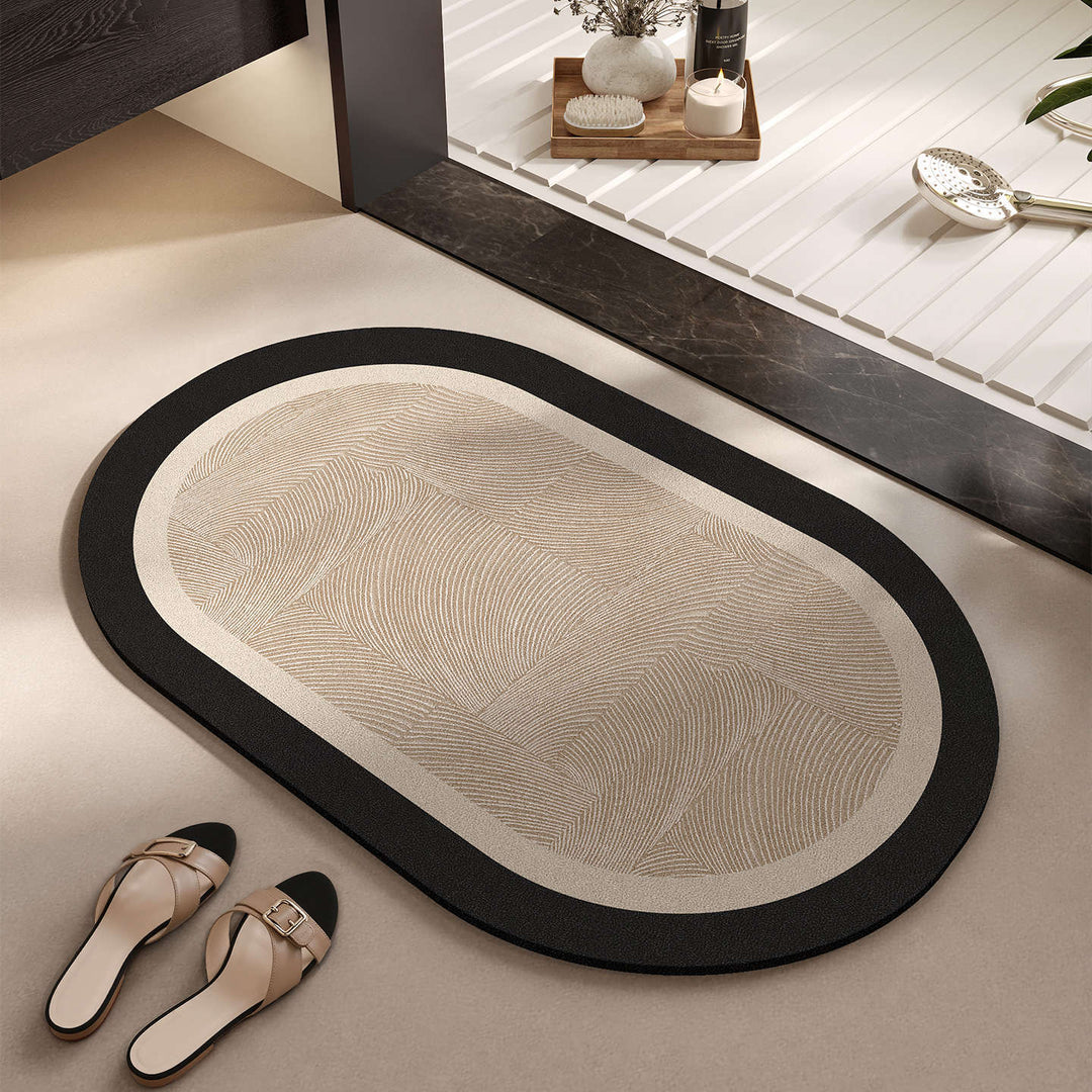 Elegant Woven Bath Mat Kalsten