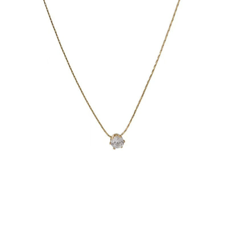 Elegant Crystal Pendant Necklace Kalsten