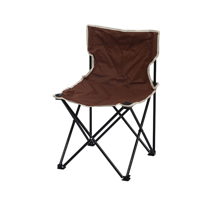 Folding chair with ergonomic backrest and sturdy frame Kalsten