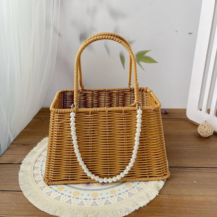 Women Diamond-shaped Handheld Basket Kalsten