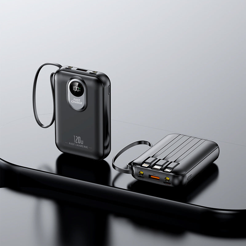 Portable power bank with fast charging function and digital charge level indicator Kalsten