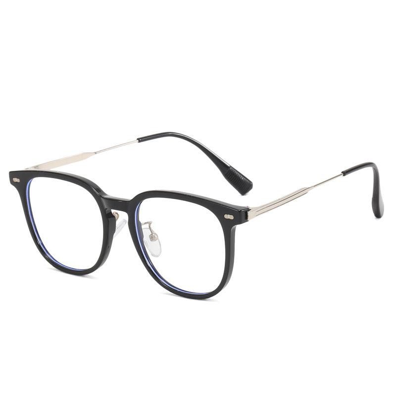 Women's clear rectangular glasses with delicate metal frame Kalsten