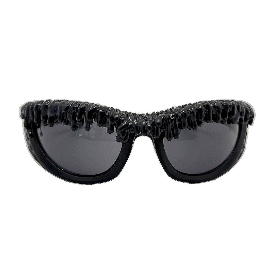 Women's trendy sunglasses with creative liquid frame Kalsten