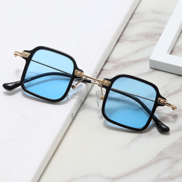 Women's geometric sunglasses with stylish metal frame Kalsten