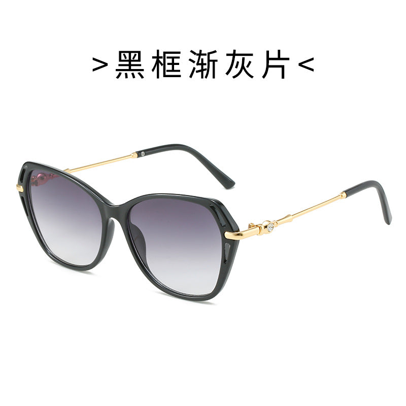 Women's fashionable Cat-Eye sunglasses with elegant metal frame Kalsten