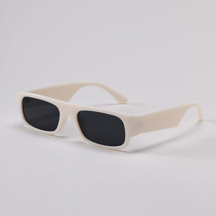 Women's stylish vintage sunglasses with transparent frame and lightly tinted lenses Kalsten