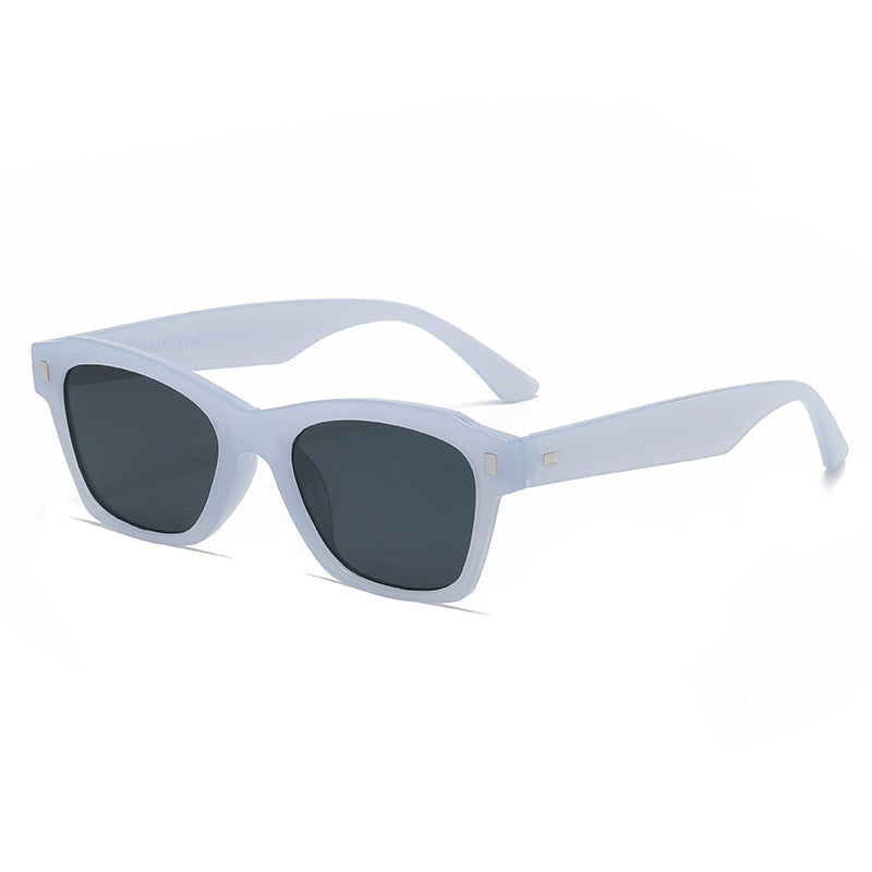 Women's fashionable sunglasses with transparent frame and high-quality UV protection Kalsten