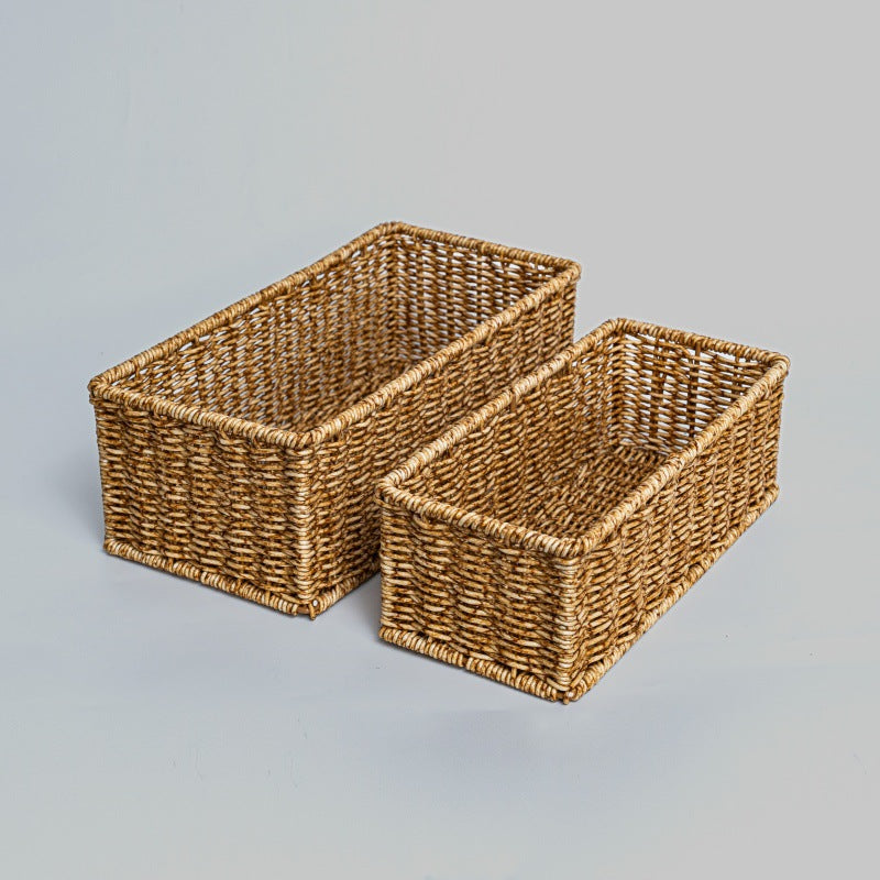 Ladies Rectangular Natural Basket Area Kalsten