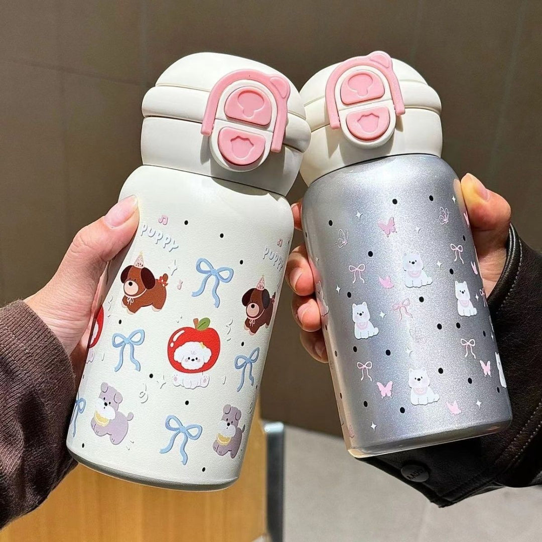 Ladies insulated drinking bottle with sweet Kalsten design