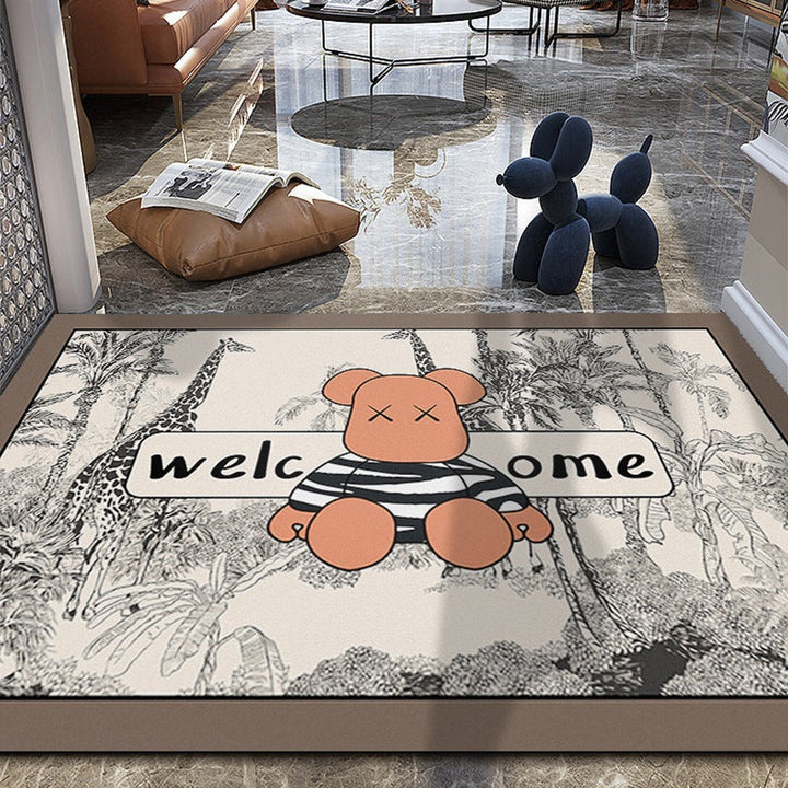 Cute Dog-Themed Entrance Mat