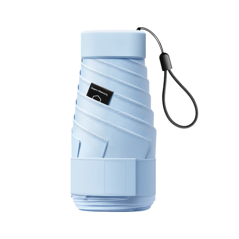 Women's compact mini rain umbrella with optimized wind resistance Kalsten