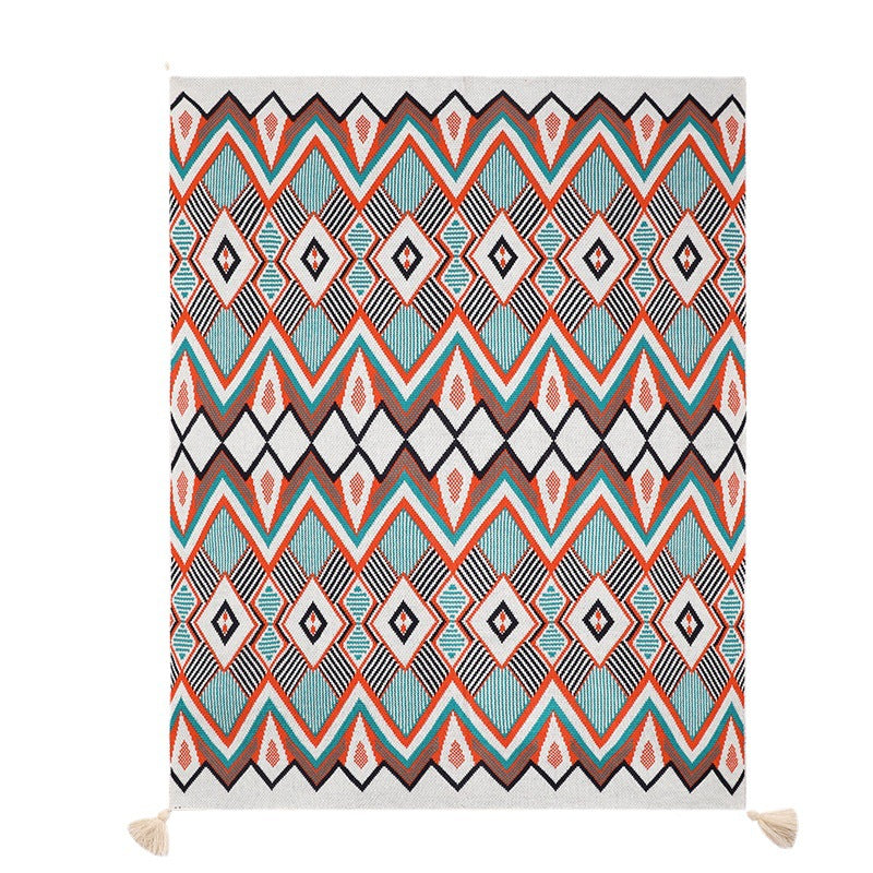 Women's Patterned Snuggle Blanket with Tassels Kalsten