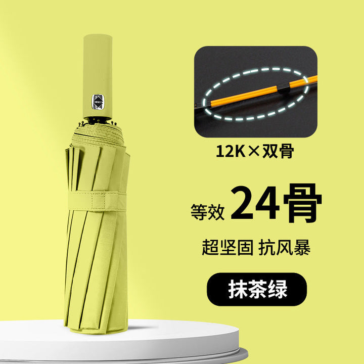Ladies wind and rain protection umbrella with advanced double structure design Kalsten