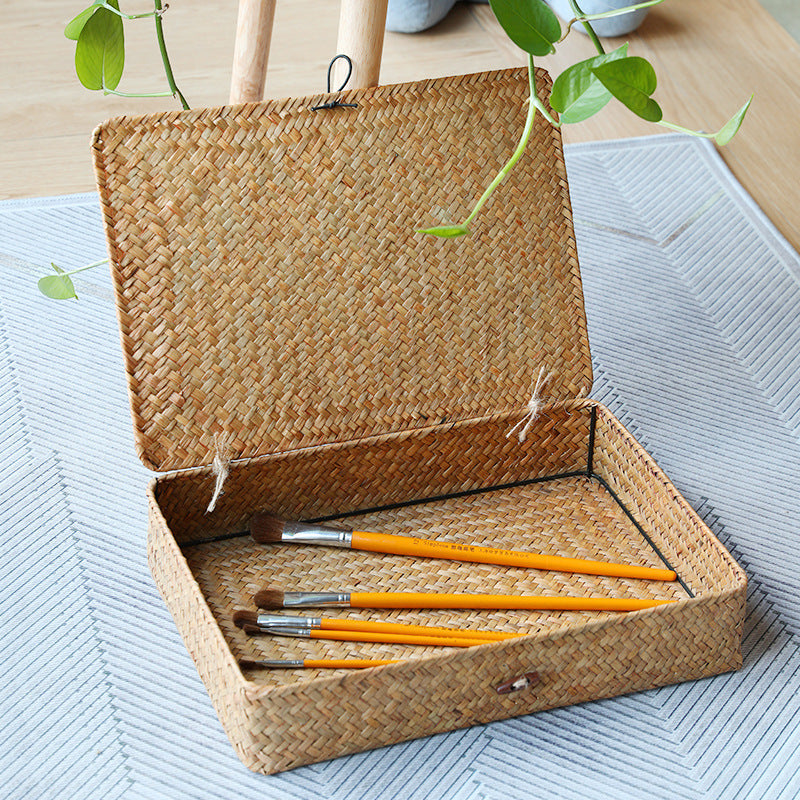 Unisex Handwoven Storage Box with Lid Kalsten