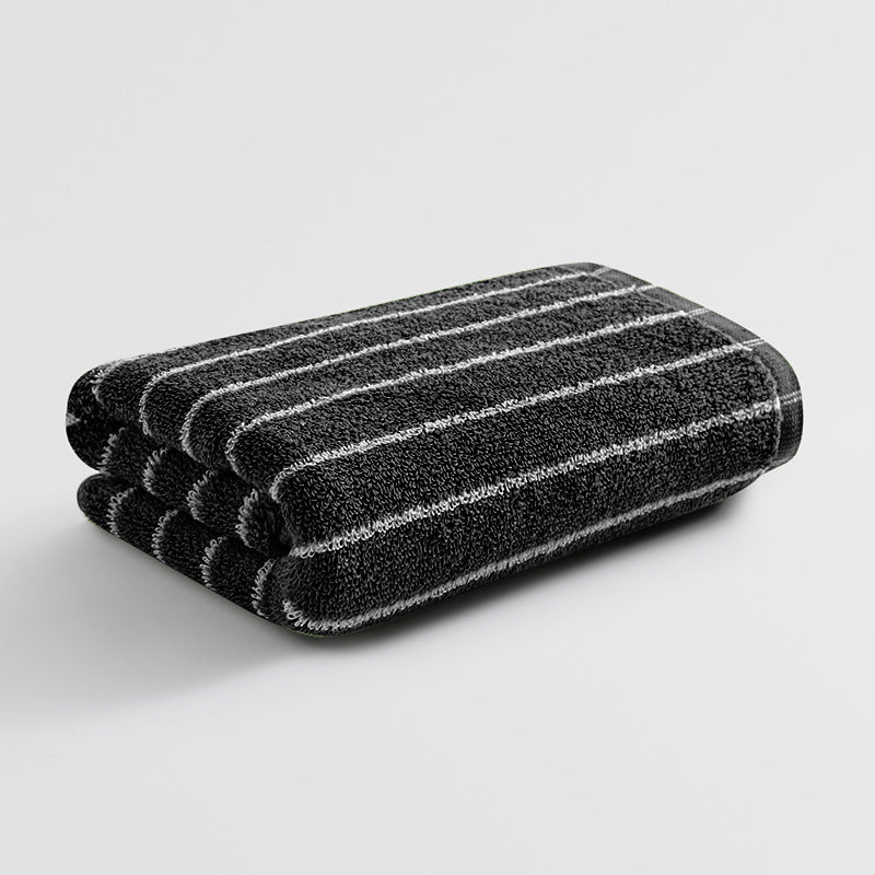 Women's Velour Bath Towel with Striped Design Kalsten