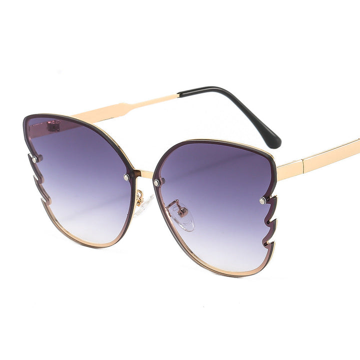 Women's statement sunglasses with unique design and gradient lenses Kalsten