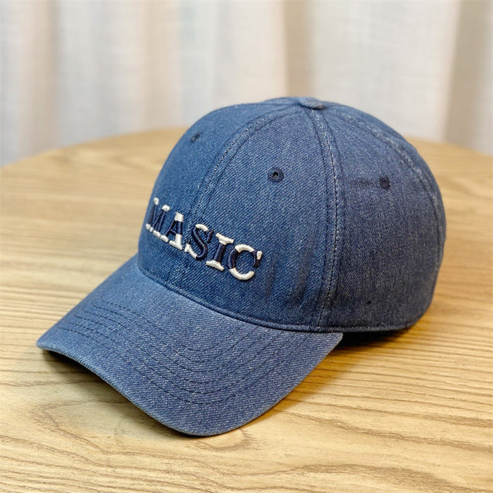 Women's Embroidered Denim Baseball Cap Kalsten