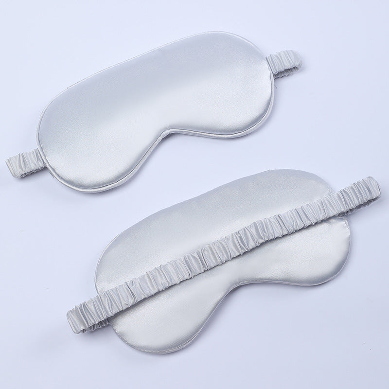 Women's nano silk sleep mask with padded eye area, adjustable elastic band, and storage pouch Kalsten