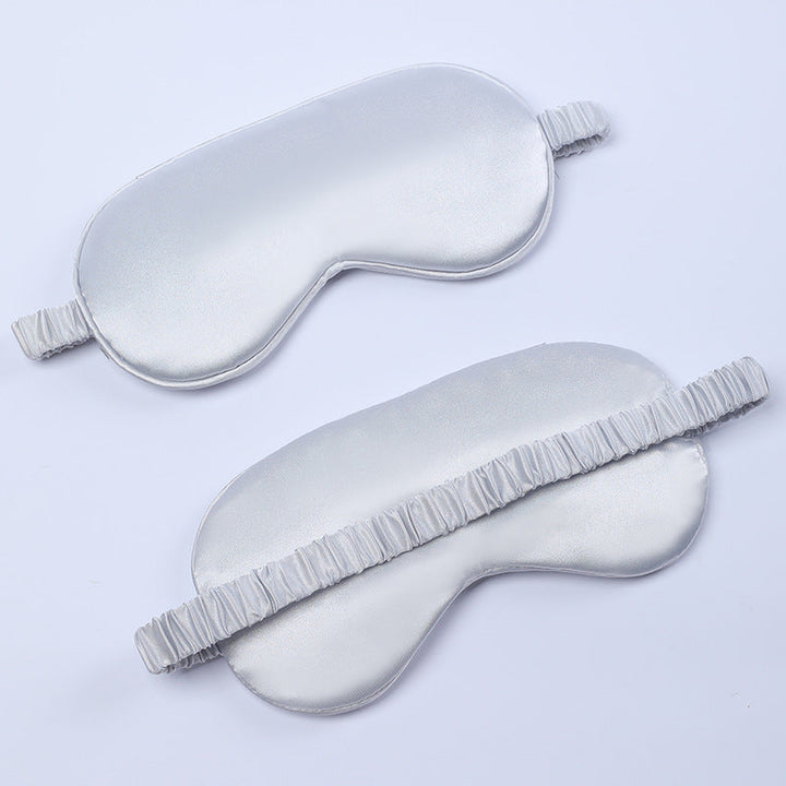 Women's nano silk sleep mask with padded eye area, adjustable elastic band, and storage pouch Kalsten