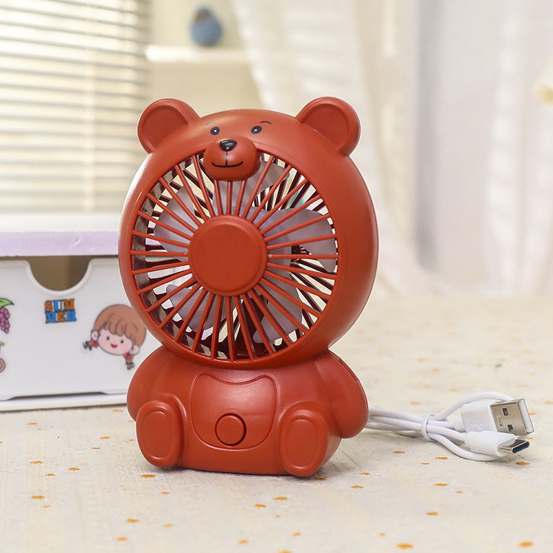 Portable Usb Hand Fan in Creative Bear Design Kalsten