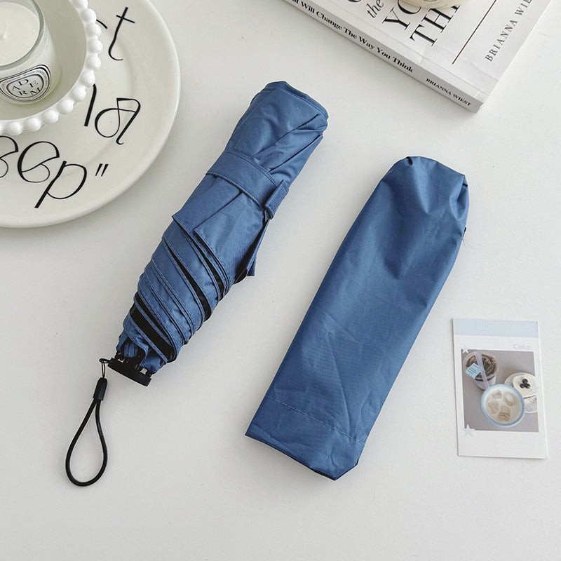 Women portable folding umbrella with wind-resistant mechanism Kalsten