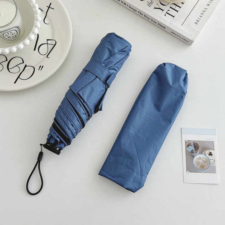 Women portable folding umbrella with wind-resistant mechanism Kalsten