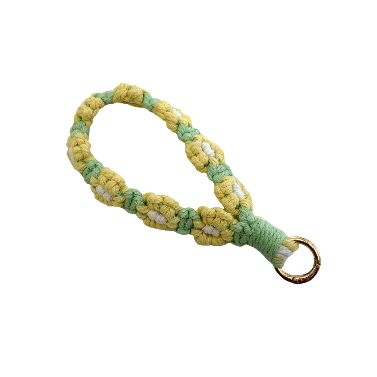 Floral Macrame Keychain Holder Acalora
