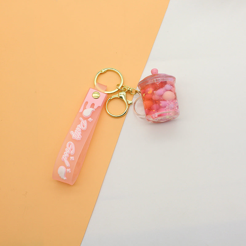 Unisex keychain with cute drinking vessel design Kalsten