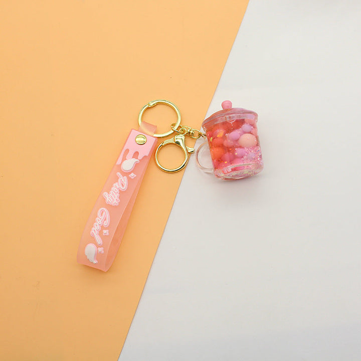 Unisex keychain with cute drinking vessel design Kalsten