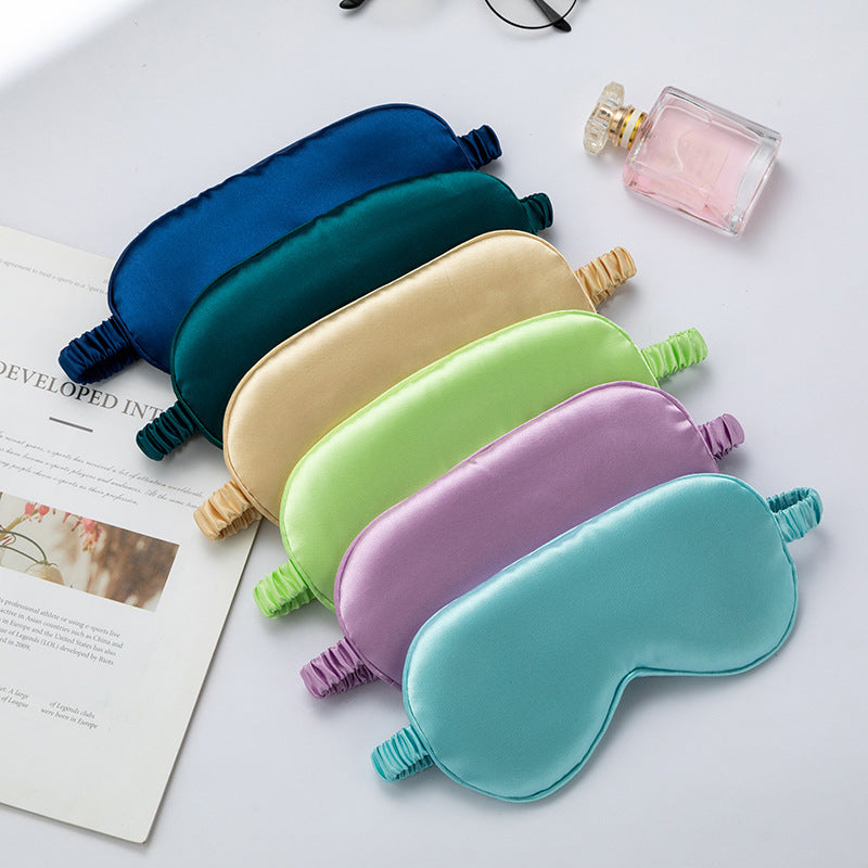 Unisex nan luxurious satin sleep mask with adjustable elastic band and soft padding Kalsten