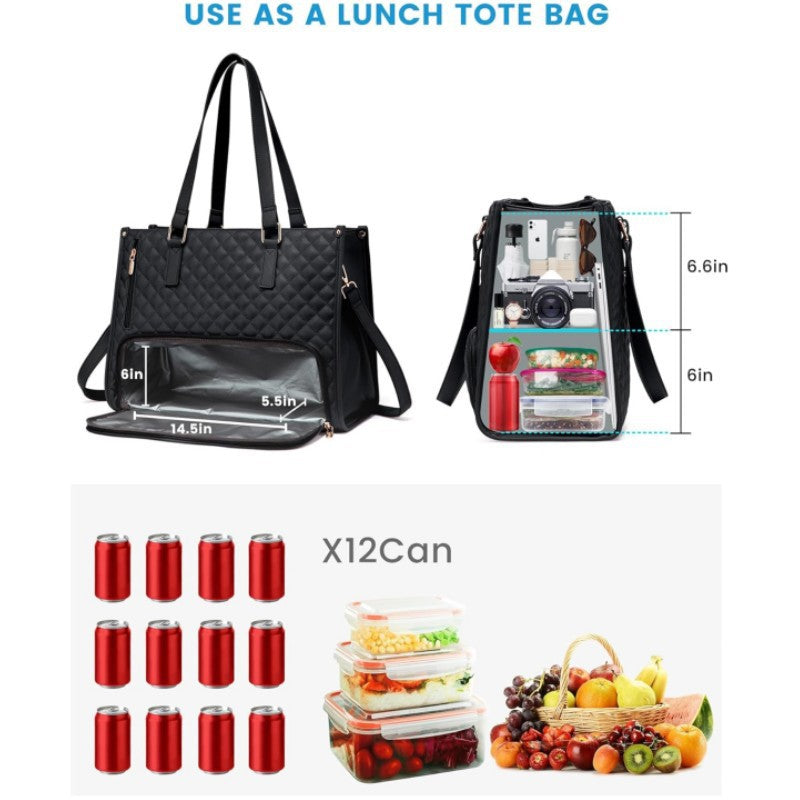 Insulated Multi-Compartment Tote Bag Acalora