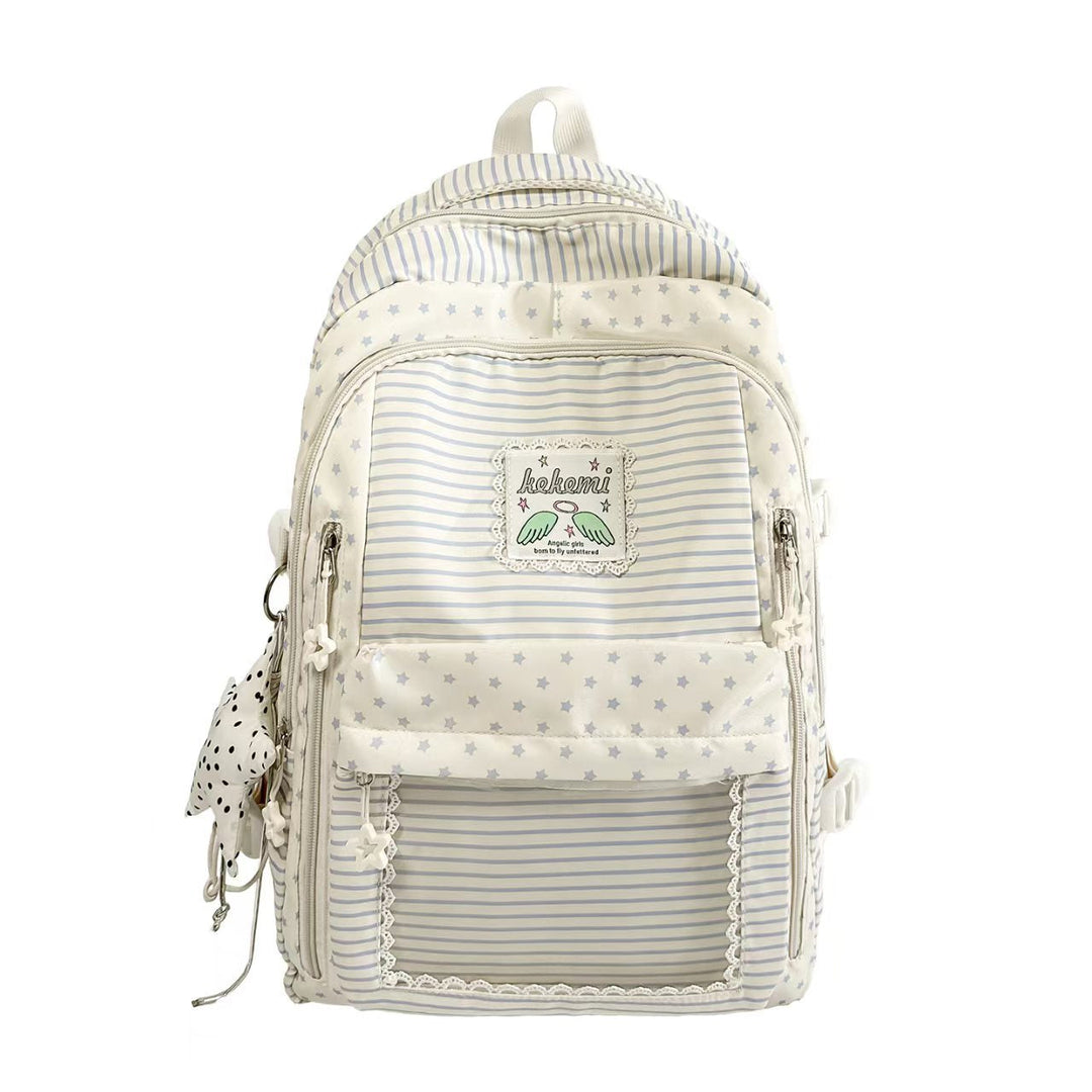 Stylish Striped Backpack Kalsten