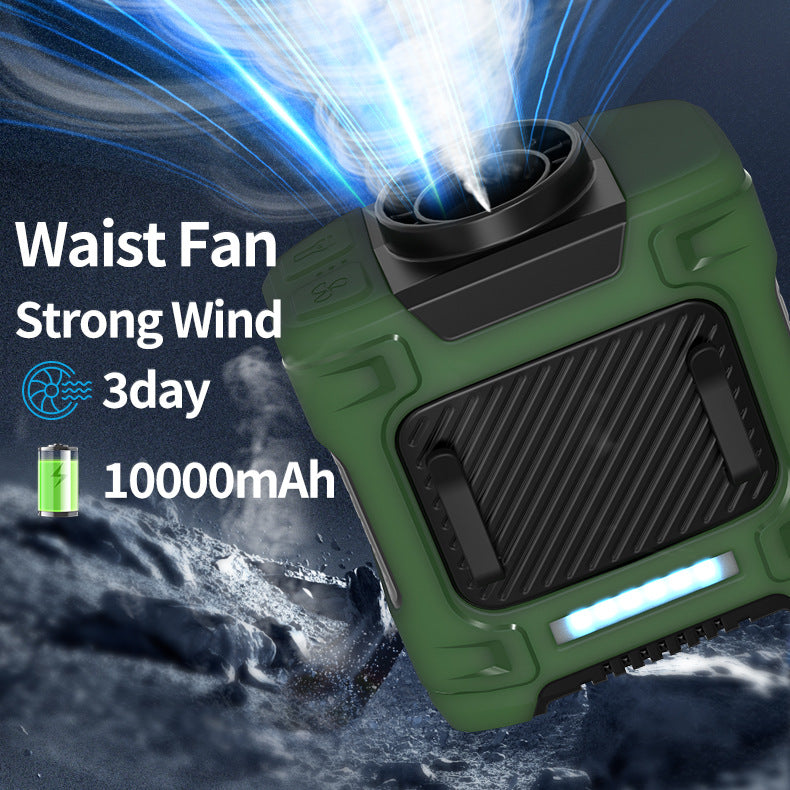 Unisex Portable Waist Fan with Powerful Wind Kalsten