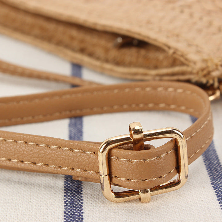 Handbag Made of Woven Material with Stylish Stripe Pattern Kalsten