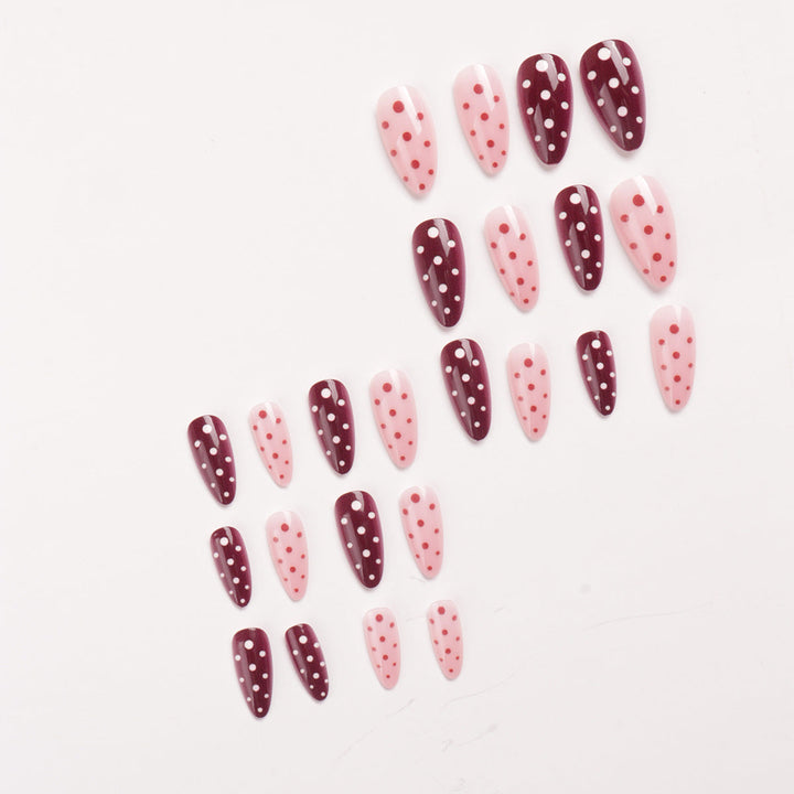 Polka Dot Nail Art Design Kalsten