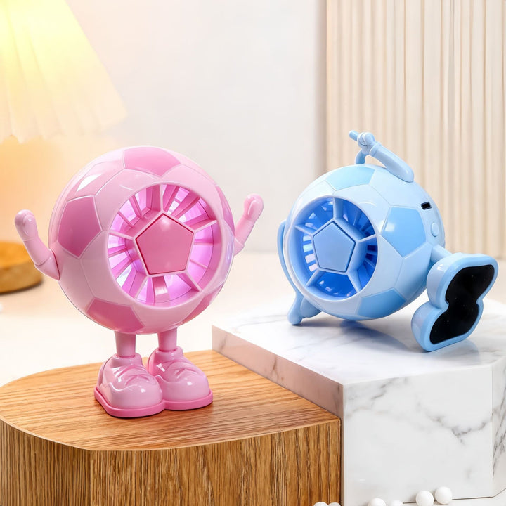 Women Creative Table Fan in Soccer Motif Kalsten