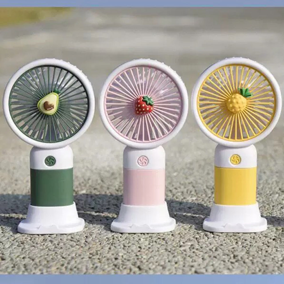 Ladies portable mini hand fan with dual USB charging function Kalsten