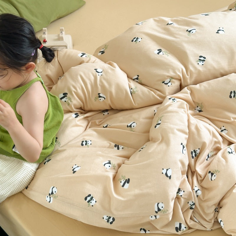 Unisex cotton pillowcase with cheerful bear design Kalsten