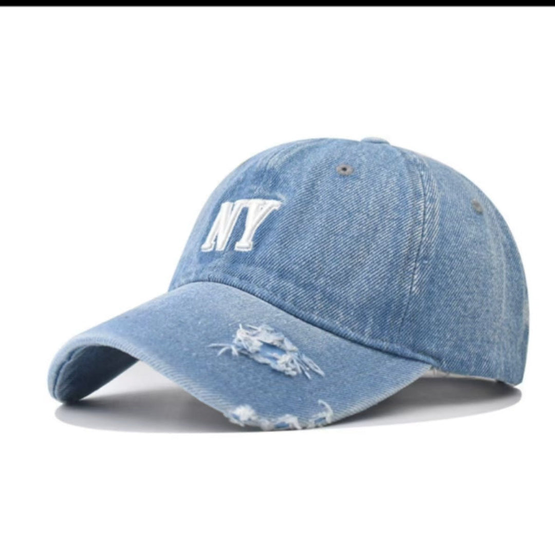 Women's Distressed Denim Baseball Cap Kalsten 1784188163