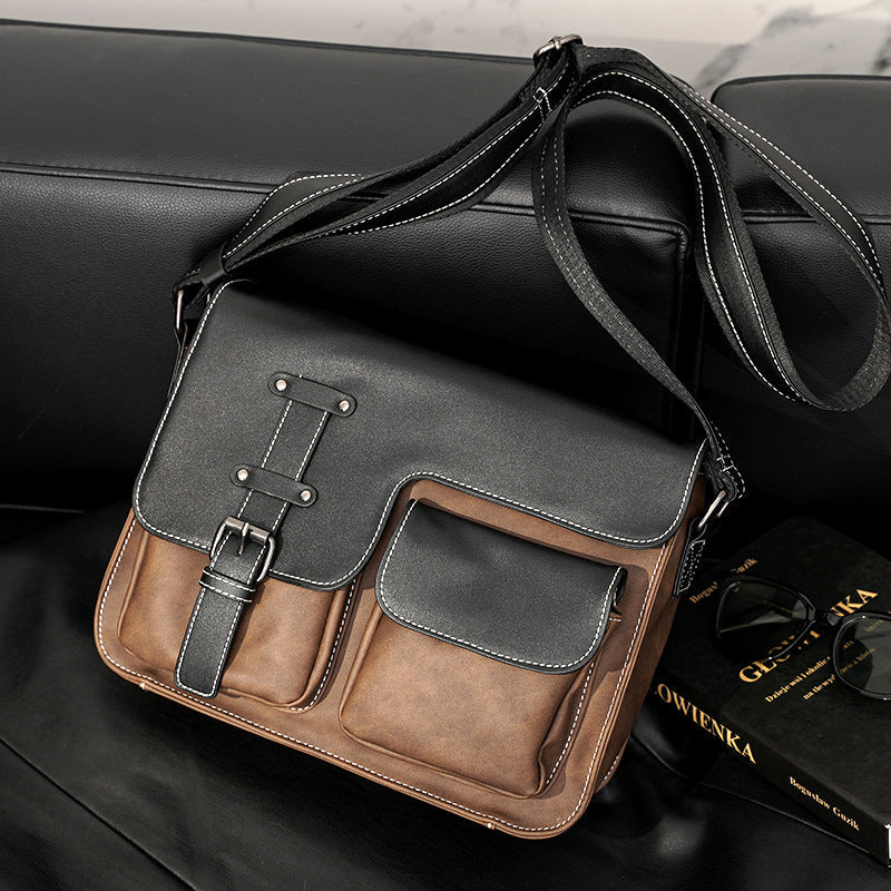 Robust shoulder bag with multiple external pockets Kalsten
