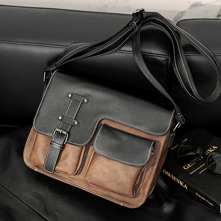 Robust shoulder bag with multiple external pockets Kalsten