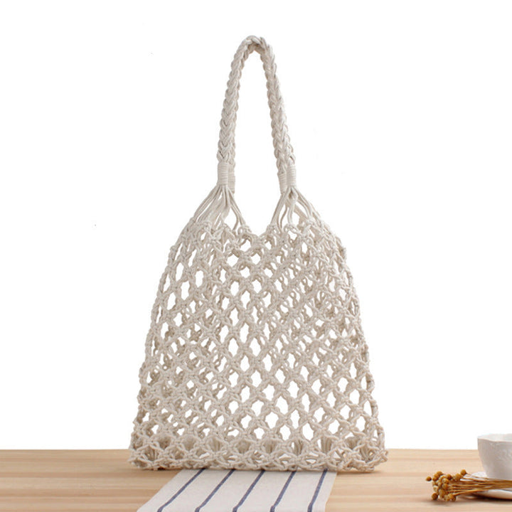 Braided shopping shoulder bag with stable side seams Kalsten