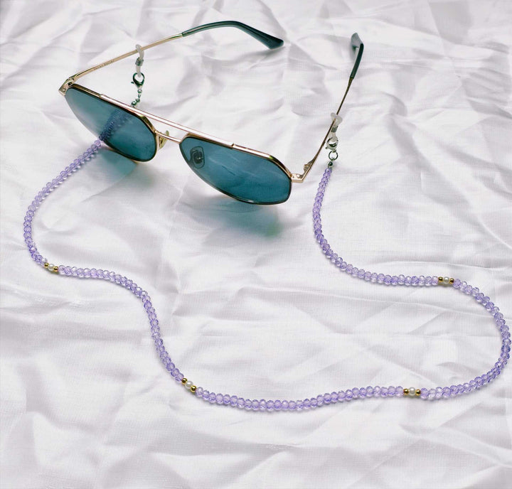 Elegant glasses holder chain with colorful beads Kalsten