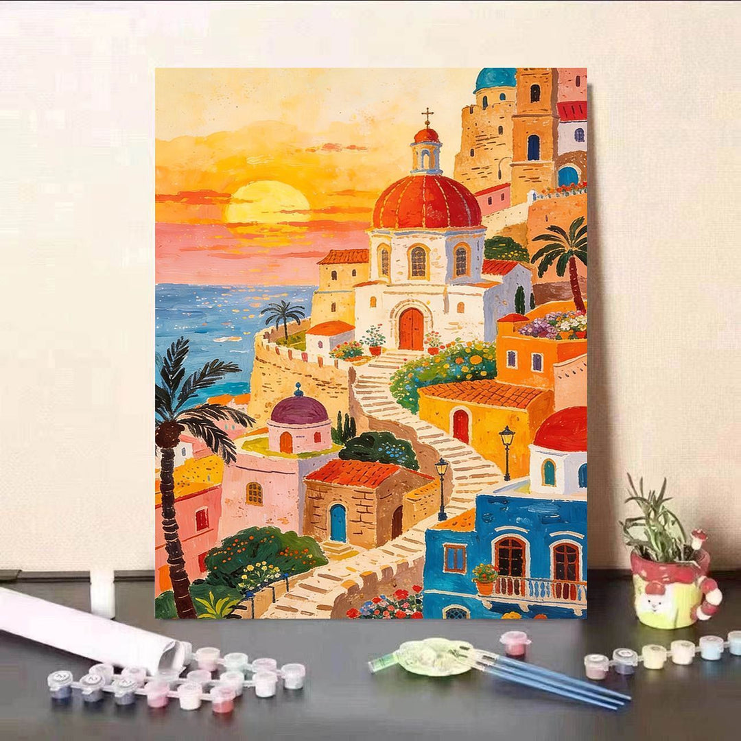 Scenic Sunset Canvas Art Kalsten