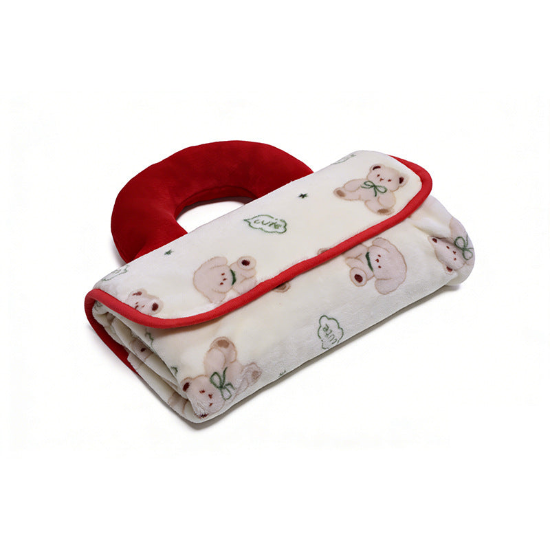 Women's Neck Support Pillow with Decorative Design Kalsten