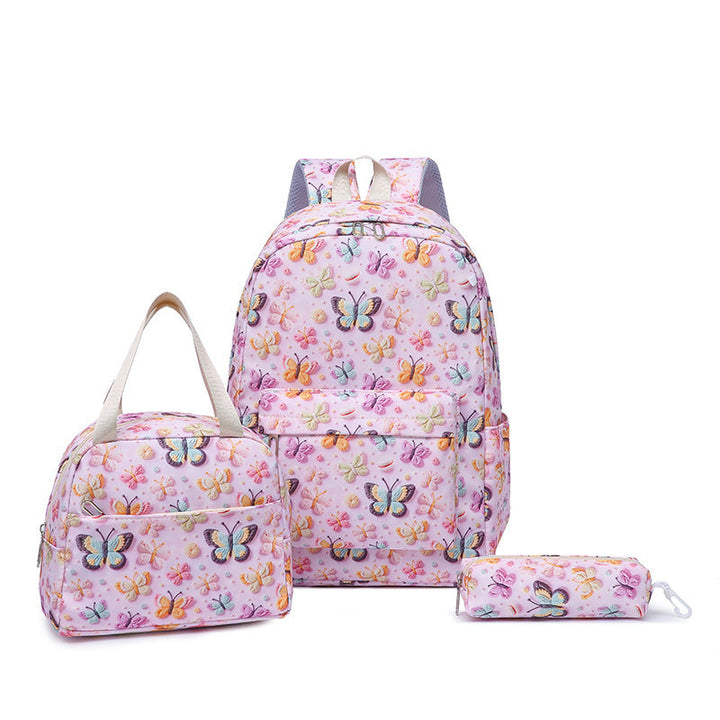 Set consisting of backpack, lunch bag and pencil case Kalsten